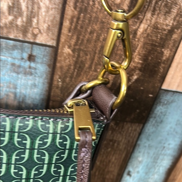 Fossil Green Patterned Crossbody Bag - Picture 5 of 15